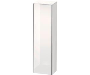 Duravit XSquare armario alto, 1 puerta, bisagra izquierda, 4 estantes de cristal, 500x1776x356mm, XS1313L0707, Color: Gris hormigón mate