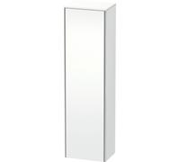 Duravit XSquare armario alto, 1 puerta, tope derecho, 4 estantes de cristal, 500x1776x356mm, XS1313R1818, Color: Blanco Mate Decoración