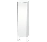 Duravit XSquare armario alto vertical 50.0x35.6 cm, 1 puerta, bisagra de la puerta derecha, 4 estantes de vidrio, XS1314R1818, Color: Blanco Mate Decoración