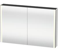 Duravit XSquare armario con espejo con iluminación LED, 1200x800x155mm, XS7114036360000, Color: Blanco seda lacado mate