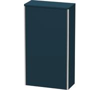 Duravit XSquare armarios de media altura, 1 puerta tope derecha, 2 estantes de cristal, 500x896x236mm, XS1303R9898, Color: Seda azul noche lacado mate