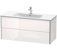 Duravit XSquare mueble bajo lavabo suspendido, 2 cajones, 1210x560x478mm, XS417400707, Color: Gris hormigón mate