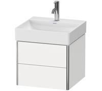 Duravit XSquare mueble bajo lavabo suspendido, 2 cajones, 484x397x460mm, XS416009191, Color: Topo mate