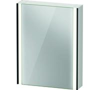 Duravit XViu armario con espejo, 620x156 mm, 1 tope de puerta a la derecha, versión"Sensor, XV7131RB2B2, Color: Negro Mate / Espejo