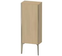 Duravit XViu XV1305 Semi-alta vertical, 400x240 mm, altura 890 mm, 1 tope de puerta a la derecha, XV1305RB171, Color: champán mate/medio roble