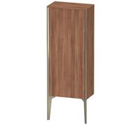 Duravit XViu XV1305 Semi-alta vertical, 400x240 mm, altura 890 mm, 1 tope de puerta a la derecha, XV1305RB179, Color: champán mate/nogal natural