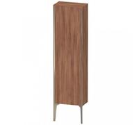 Duravit XViu XV1315 Armario semi-elevado vertical, 400x240 mm, altura 1330 mm, 1 puerta tope izquierdo, XV1315LB179, Color: champán mate/nogal natural