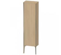 Duravit XViu XV1315 Semi-alta vertical, 400x240 mm, altura 1330 mm, 1 tope de puerta a la derecha, XV1315RB171, Color: champán mate/medio roble