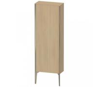 Duravit XViu XV1316 Armario semi-elevado vertical, 500x240 mm, altura 1330 mm, 1 tope de puerta a la derecha, XV1316RB171, Color: champán mate/medio roble