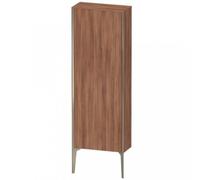 Duravit XViu XV1316 Semi-alta vertical, 500x240 mm, altura 1330 mm, 1 tope de puerta a la izquierda, XV1316LB179, Color: champán mate/nogal natural