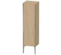 Duravit XViu XV1325 Armario semi-elevado vertical, 400x360 mm, altura 1330 mm, 1 tope de puerta a la derecha, XV1325RB171, Color: champán mate/medio roble