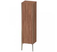 Duravit XViu XV1325 Semi-alta vertical, 400x360 mm, altura 1330 mm, 1 tope de puerta a la izquierda, XV1325LB179, Color: champán mate/nogal natural