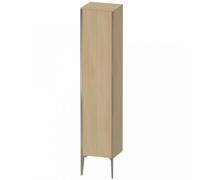 Duravit XViu XV1335 Armario alto vertical, 400x360 mm, altura 1770 mm, 1 tope de puerta a la derecha, XV1335RB171, Color: champán mate/medio roble