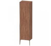 Duravit XViu XV1336 Armario alto vertical, 500x360 mm, altura 1770 mm, 1 tope de puerta a la derecha, XV1336RB179, Color: champán mate/nogal natural