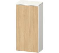 Duravit Zencha armario de media altura, 400x240x819mm, tope derecho, ZE1350R30840000, Color: Frente: roble natural/carcasa: supermatt blanco