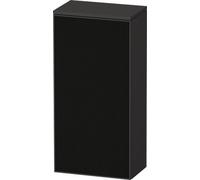 Duravit Zencha armario de media altura, 400x240x819mm, tope derecho, ZE1350R63800000, Color: Frente: estructura de lÃneas negras (vidrio)/carcasa: grafito supermatt