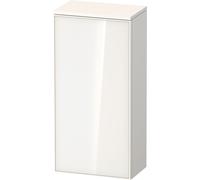Duravit Zencha armario de media altura, 400x240x819mm, tope derecho, ZE1350R64840000, Color: Frontal: blanco (cristal)/carcasa: blanco supermatt