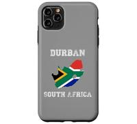 Durban Sudáfrica Vintage Sudáfrica Bandera Mapa Diseño Carcasa para iPhone 11 Pro MAX