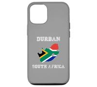 Durban Sudáfrica Vintage Sudáfrica Bandera Mapa Diseño Carcasa para iPhone 12/12 Pro
