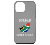 Durban Sudáfrica Vintage Sudáfrica Bandera Mapa Diseño Carcasa para iPhone 12 Mini