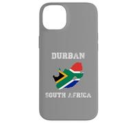 Durban Sudáfrica Vintage Sudáfrica Bandera Mapa Diseño Carcasa para iPhone 14 Plus