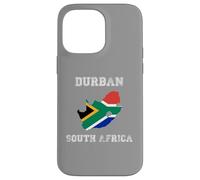 Durban Sudáfrica Vintage Sudáfrica Bandera Mapa Diseño Carcasa para iPhone 14 Pro MAX