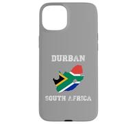 Durban Sudáfrica Vintage Sudáfrica Bandera Mapa Diseño Carcasa para iPhone 15 Plus