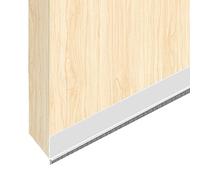 Durdiiy Burlete Puerta TPE Roble Con Cepillo Junta de Autoadhesiva 1m*52mm barrido puerta Sellos aleación Basculante para puertas Anti Frío,Aislante,Ruido y Colisión (Blanco)