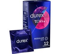 DUREX Climax Mutuo 12 Unidades - Preservativos Con Diseño Que Potencia El Placer Compartido