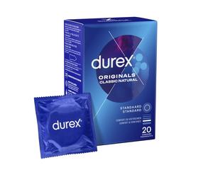 Durex Condones Durex Classic Natural - 20 unidades