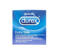 Durex Condones extra seguros y más gruesos - 3 unidades
