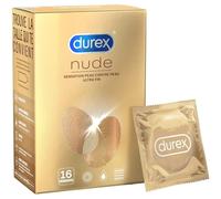 Durex Condones Nude, Finos, Clásicos - 16 unidades