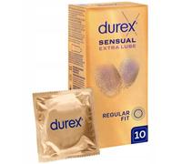 Durex Condones Sensual Extra Lube Super Thin - 10 unidades