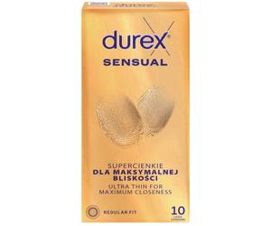 Durex Condones Sensual Super Thin - 10 unidades