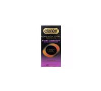 Durex Conexión Total Extra Lubricado - Preservativo Ultra Fino Plus sin Látex con Tecnología Body Feel que Transmite Mejor el Calor Corporal, 10 Condones XL Extra Lubricados