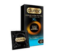 Durex Conexión Total XL Preservativo Ultra Fino Sin Látex 10 uds