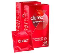 Durex Contacto Confort Condones Delgados (0.055 mm) de Alta Sensibilidad, 24 Profilácticos
