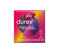 DUREX Dame Placer 3 Unidades - Preservativos De Alta Calidad Para Intensificar Sensaciones