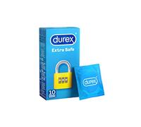 Durex Extra Safe 10 Condones para hombres Transparente One Size