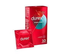 Durex FEELING AJUSTADO - 10 preservativos ultra finos y lubricados - Tamaño ajustado