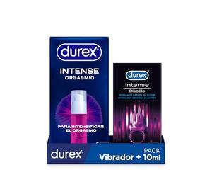Durex Gel Intensificador del Orgasmo + Durex Diablillo Anillo Vibrador Clitoris | Pack Complemento Satisfyer Maximización Orgasmo