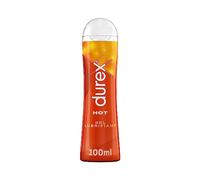 Durex Gel lubricante Hot, Efecto calor , Lubricante a base de agua ,100 ml ( Paquete de 1)