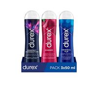 Durex Gel Lubricante Intimo Original + Cherry + Perfect Connection Pack 3 x 50 ml