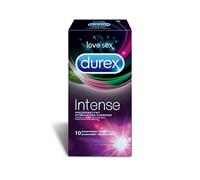 Durex Intense - Preservativos acanalados y granulados con gel de estimulación para una intensa satisfacción de la mujer (10)