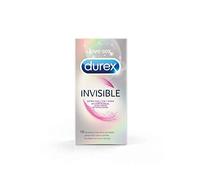 Durex Invisible Extra Engrasado, 10 unidades