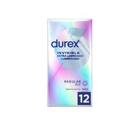 Durex Invisible Extra Lubricado Preservativos 12uds
