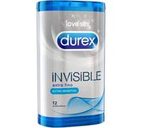 Durex - Preservativos, color transparente, pack de 12