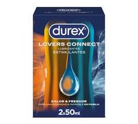 Durex Lovers Connect - Calor y Frescor - Lubricante para Ella y para Él 2 x 50 ml