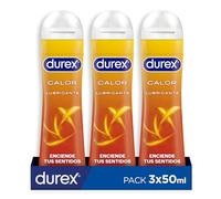 Durex Lubricante Efecto Calor 50ml x 3 Unidades