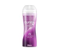 Durex Lubricante sexual íntimo de aloe vera 2 en 1, también adecuado para relaciones íntimas y masajes, gel lubricante a base de agua, tamaño conveniente, 200 ml